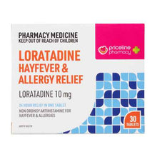 Priceline Pharmacy Loratadine Hayfever & Allergy Relief 30 Tablets