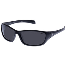 SOLARIZED Narrow Wrap Black Men's Sunglasses 1 Pair