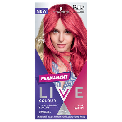 Schwarzkopf LIVE Colour Permanent Pink Passion 1 Pack