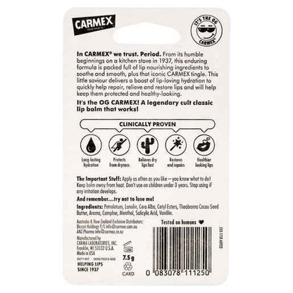 Carmex Classic Lip Balm Jar 7.5g