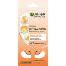 Garnier Hydra Bomb Eye Tissue Mask with Orange Juice & Hyaluronic Acid 6 g - GimmeNow