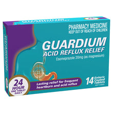 GUARDIUM Acid Reflux Relief Esomeprazole 20mg 14 Tablets