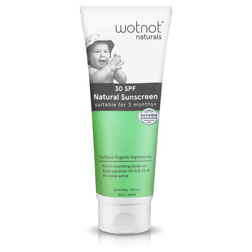 WOTNOT Natural Sunscreen for Baby SPF 30 100g - GimmeNow