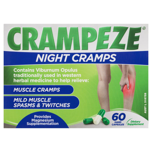 Crampeze Night Cramps 60 Capsules