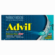 Advil Ibuprofen 200mg 40 Liquid Capsules