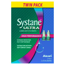 Systane Ultra Lubricant Eye Drops 10mL 2 Pack