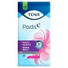 Tena Pads Maxi Night Extra Long Length 14 Pack