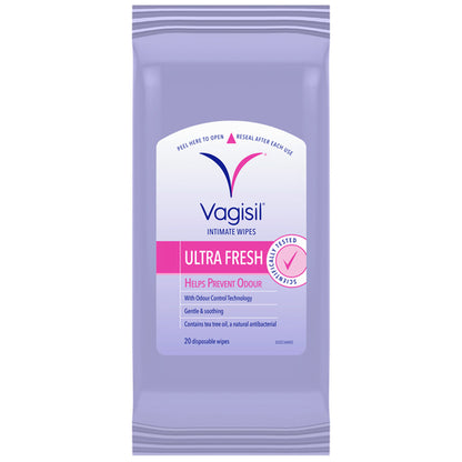 Vagisil Intimate Wipes Ultra Fresh 20 Wipes