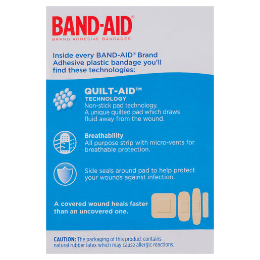 BAND-AID Assorted Plastic Bandages 50 Strips