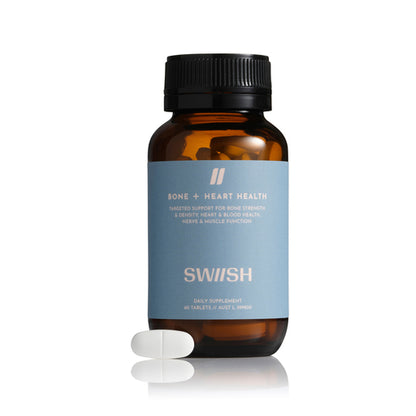 SWIISH Bone + Heart Health 60 Tablets