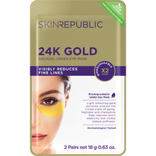 Skin Republic Gold Aquagel Biodegradable Under Eye Patches 2 Pairs - GimmeNow