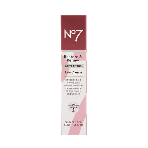 No7 Restore & Renew MULTI ACTION Eye Cream 15mL