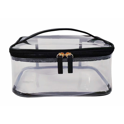 Priceline Medium Transparent Train Case Black 1 Each - GimmeNow