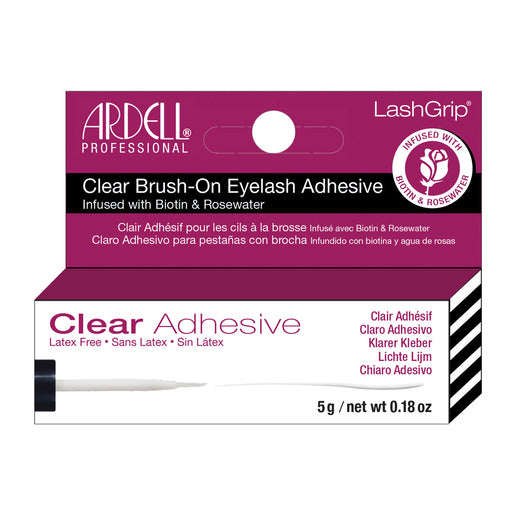 Ardell LashGrip® Clear Brush-On Adhesive with Biotin & Rosewater 5g