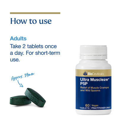 BIOCEUTICALS Ultra Muscleze® P5P 60 Tablets