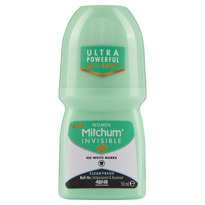 Mitchum Women Invisible Roll-On 48HR Clear Fresh 50mL