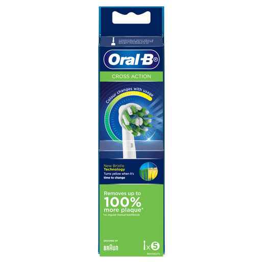 Oral-B Cross Action Replacement Brush Heads 5 Pack