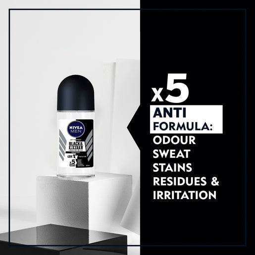 NIVEA Men Black & White Invisible Original Anti-Perspirant 50mL