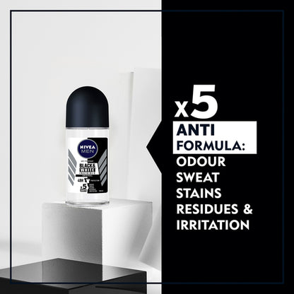 NIVEA Men Black & White Invisible Original Anti-Perspirant 50mL