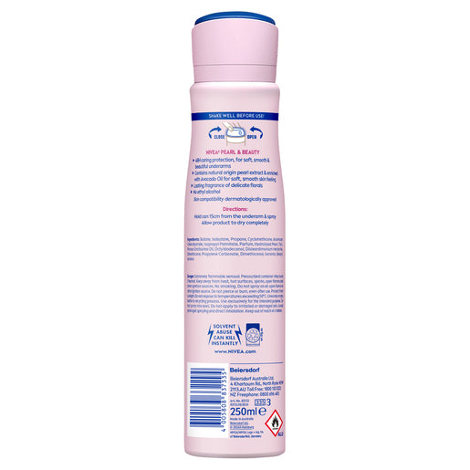 NIVEA Pearl & Beauty Pearl Extract & Avocado Oil Anti-Perspirant 250mL