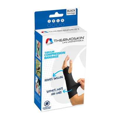 Thermoskin Tubular Compression Bandage Medium Black 1 Each