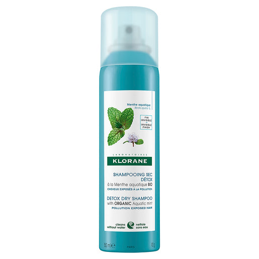 Klorane Detox Dry Shampoo with Aquatic mint 150mL
