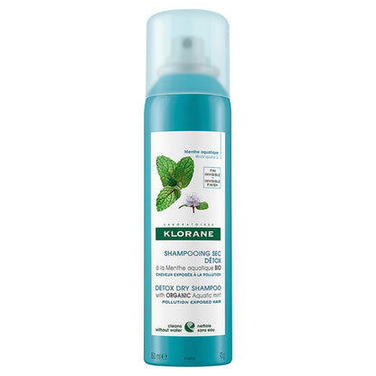 Klorane Detox Dry Shampoo with Aquatic mint 150mL