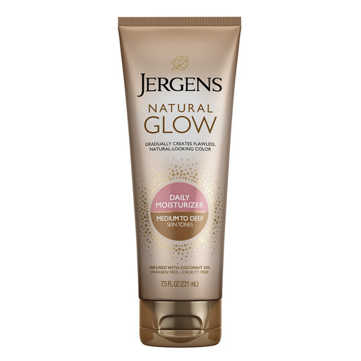 Jergens Natural Glow Daily Moisturiser Medium to Deep 221mL