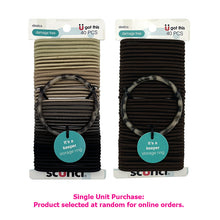 Scunci Elastics with Storage Ring Mixed 40 Pack