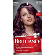 Schwarzkopf Brilliance 59 Violet Wild Silk 1 Kit - GimmeNow