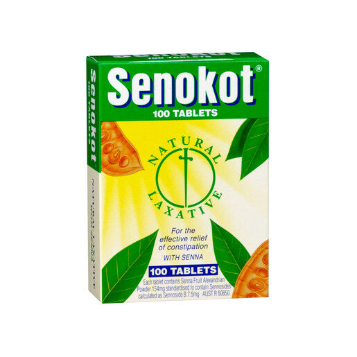 Senokot Natural Laxative 100 Tablets - GimmeNow