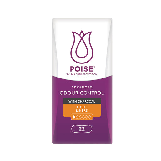 Poise Charcoal Light Liners 22 Pack - GimmeNow