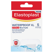Elastoplast Waterproof XL Wound Pad Dressing 5 Pack