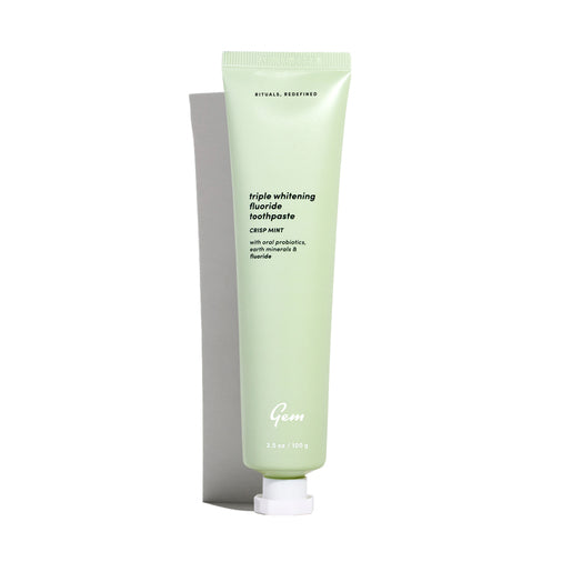 GEM Triple Whitening Fluoride Toothpaste Crisp Mint 100g