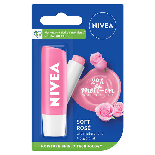 NIVEA 24h Melt-In Moisture Soft Rose 4.8g