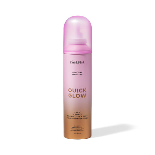 The Quick Flick Quick Glow Whipped Gradual Tan & Body Moisturiser Mousse 260g