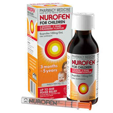 Nurofen For Children 3 months - 5 years Strawberry Flavour 200mL