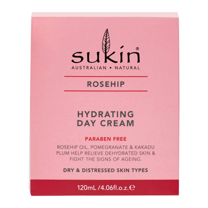 Sukin Rose Hip Oil Hydrating Day Cream 120mL - GimmeNow