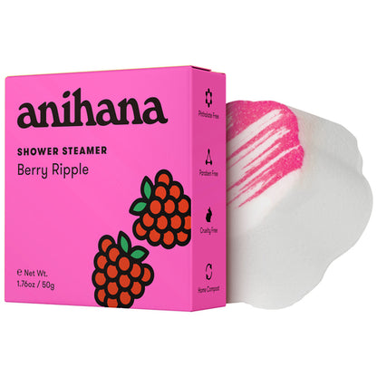 Anihana Shower Steamer Berry Ripple 50g