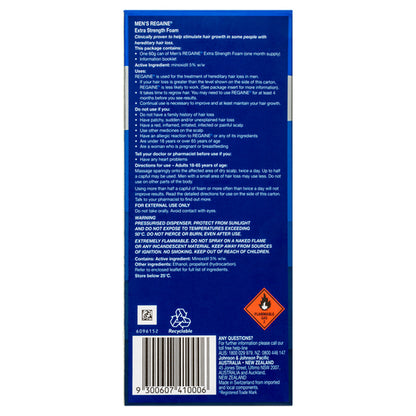 Regaine Men's Extra Strength Foam Hair Regrowth Treatment 60g