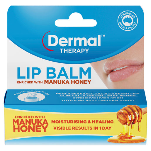 Dermal Therapy Lip Balm Enriched with Manuka Honey 10g - GimmeNow