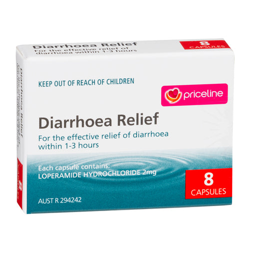 Priceline Diarrhoea Relief 8 Capsules