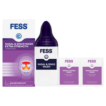 FESS Nasal & Sinus Wash Extra Strength Saline Wash Kit 6 x 6.3g - GimmeNow
