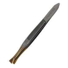 Manicare Tweezer Flat Gold Tip 1 Each
