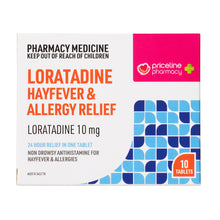 Priceline Pharmacy Loratadine Hayfever & Allergy Relief 10 Tablets