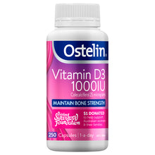 Ostelin Vitamin D3 1000IU 250 Capsules