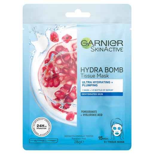 Garnier SkinActive Hydra Bomb Tissue Face Mask Pomegranate 1 Each