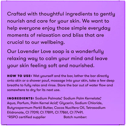 Anihana Feel-Good Soap Lavender Love 120g