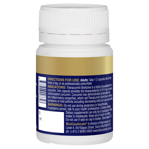 BIOCEUTICALS Theracurmin BioActive 30 Capsules