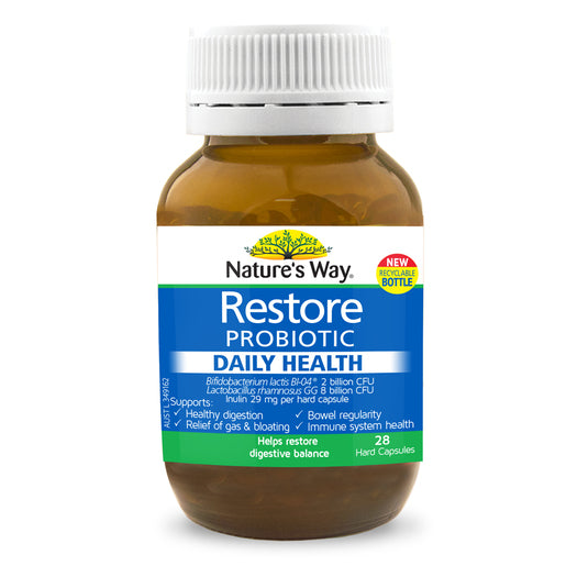 Nature's Way Restore Probiotic Daily Health 28 Capsules